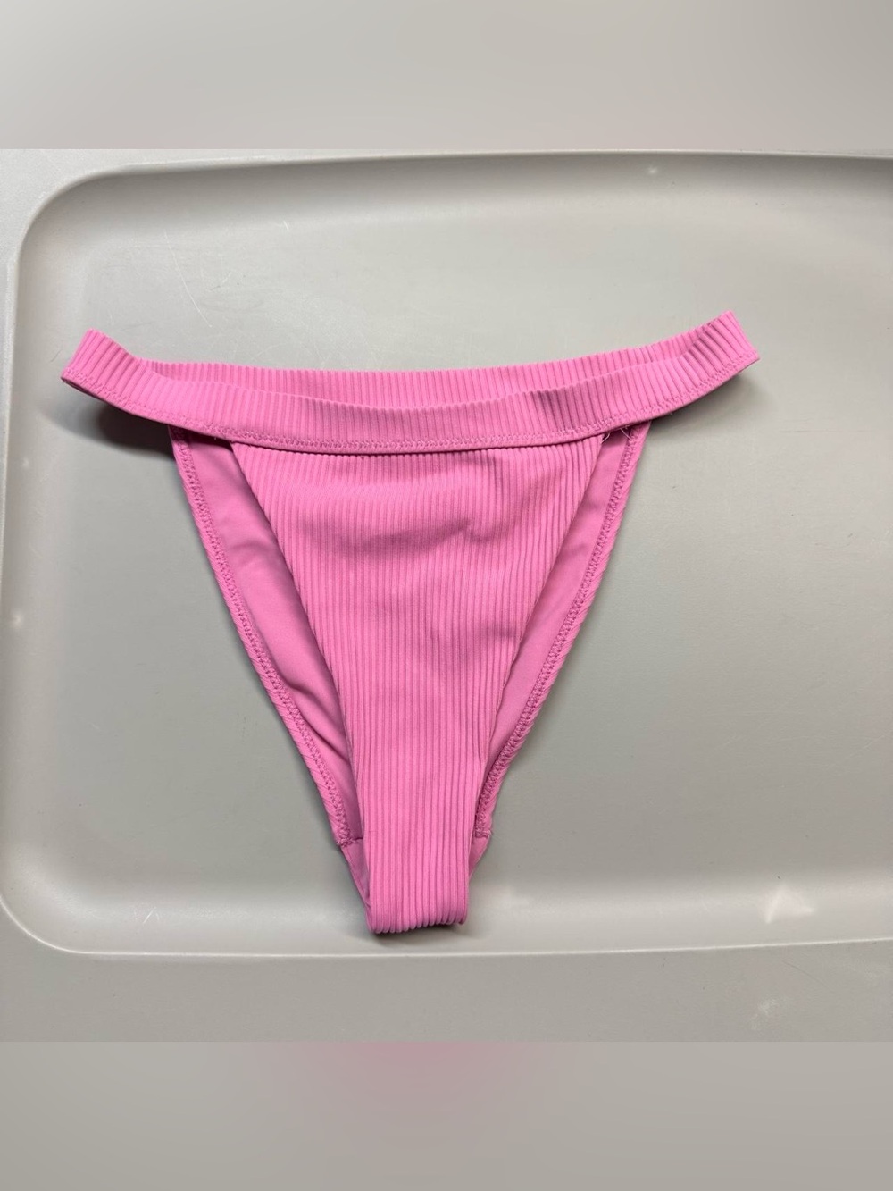 Pacsun Pink Ribbed Bikini Bottom